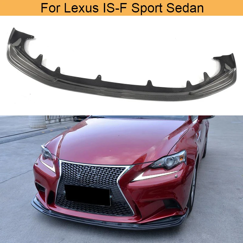 Car & Truck Parts Automotive Carbon Fiber Addon Front Lip fit 2013
