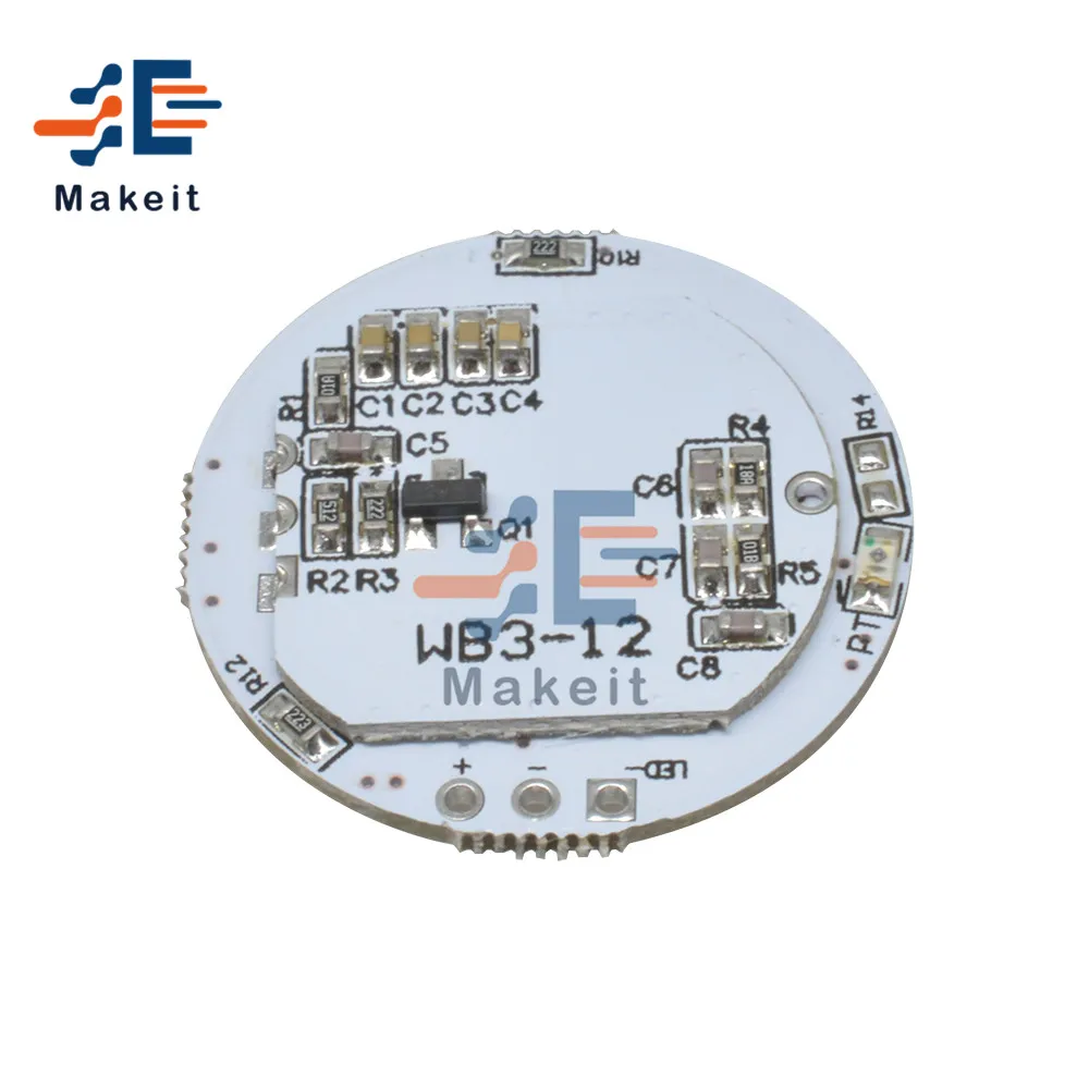 Modulo sensore Radar a microonde 3-12W modulo interruttore a microonde a LED bianco lampada sferica modulo lampada a induzione con Antenna a Micro onde - immagine 2