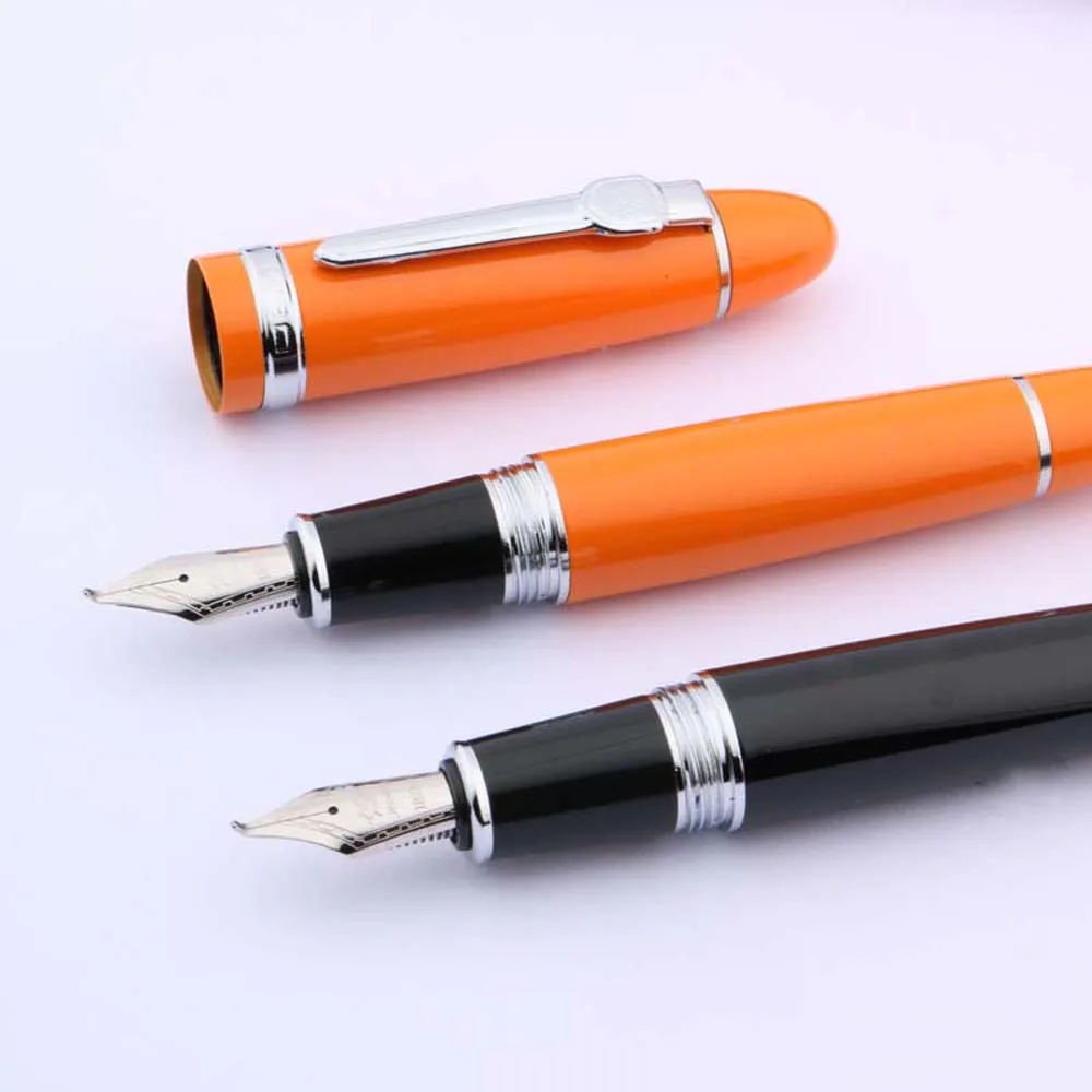 Роскошный бренд JINHAO 159 авторучка черный серебряный поворот 1 0 перо для