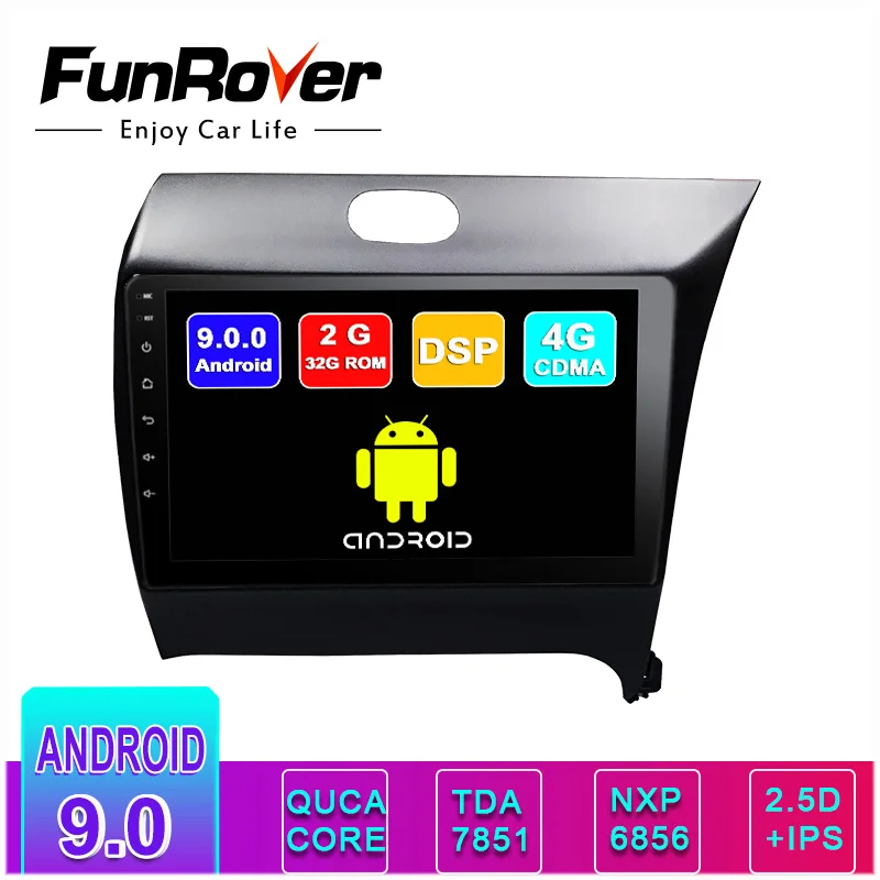 Excellent FUNROVER android9.0 2.5D+IPS car dvd player For Kia Cerato right hand K3 forte 2013 2014 2015 2016 radio gps stereo multimedia 0 Excellent FUNROVER android9.0 2.5D+IPS car dvd player For Kia Cerato right hand K3 forte 2013 2014 2015 2016 radio gps stereo multimedia 0