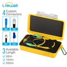 OTDR уничтожитель мертвой зоны, волоконное кольцо, пусковой кабель Box 1KM FC/SC/LC APC/UPC, тестовая линия удлинения, один режим 1310/нм SM OTDR уничтожитель мертвой зоны, волоконное кольцо, пусковой кабель Box 1KM FC/SC/LC APC/UPC, тестовая линия удлинения, один режим 1310/нм SM