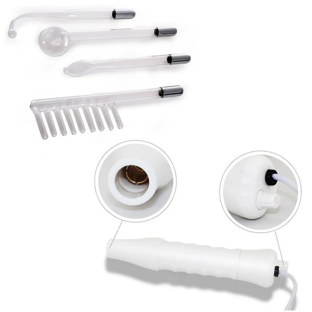 4 In1High Frequency Skin Beauty Device Machine w/Neon&ndash;Anti-Aging-Skin Tightening-Wrinkle Reducing-Dark Circles&ndash;Blemish Control