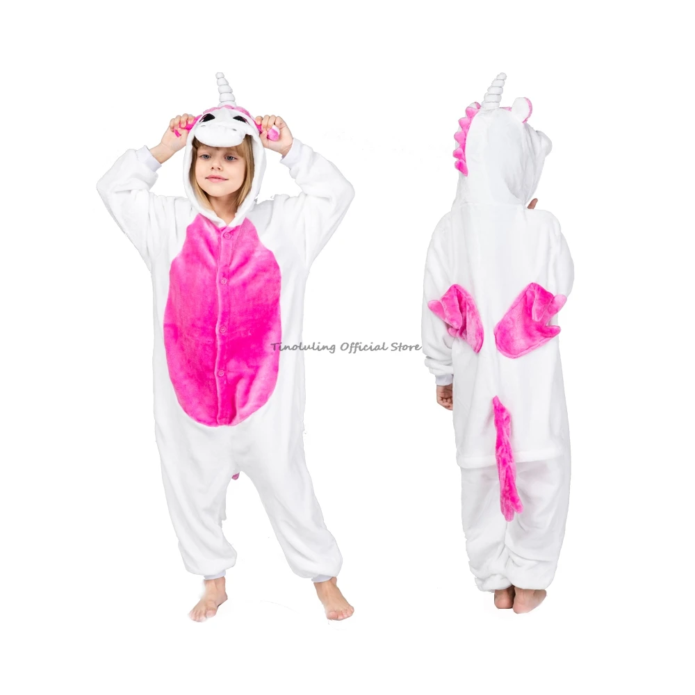 JINXUXIONGDI Pijama Unicornio Niños Invierno Mono Unicornio