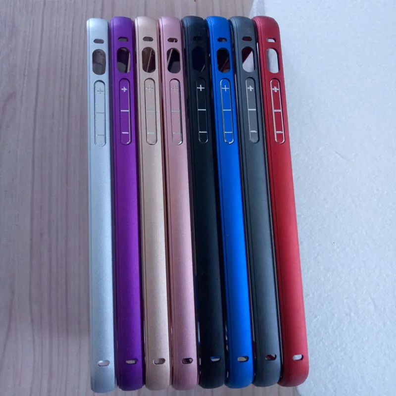 Роскошный Алюминиевый металлический бампер для iPhone 7 8 Plus X XR XS MAX внутренний противоударный защитный корпус телефона для iPhone 5S, SE 6 6s Plus