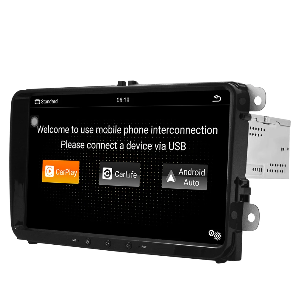 NaweiGe 9 дюймов MIB-IV Android Восьмиядерный 8,1 2+ 32 ГБ Автомобильный dvd для VW Volkswagen Passat CC Golf 6 GTI Magotan B7I Sagitar Bora EOS