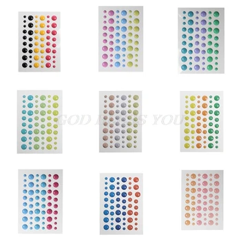 

Sugar Sprinkles Self- adhesive Enamel Dots Resin Sticker for Scrapbooking/ DIY Crafts/ Card Making Decoration Drop Shipping