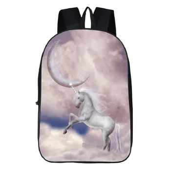 

Colorful Pegasus school bag, suitable for girls cute junior high school pupils children school bag youth school bag