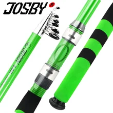 JOSBY 2020 NEW Carbon Fiber Telescopic Carp Pesca Sea Fishing Rod pole Portable Spinning Travel Ultralight 2.1M 2.4M 2.7M 3.0M