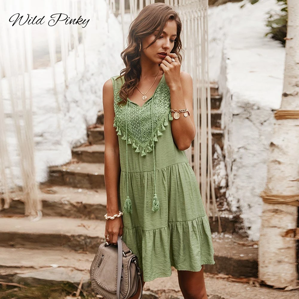 Boho tank dress Clearance