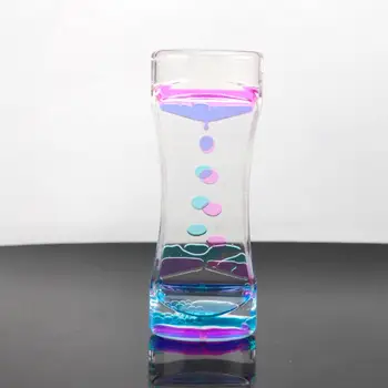 

Drip Oil Hourglass Liquid Motion Bubble Timer Kids Toy Home Office Desk Decor hot sales 2020