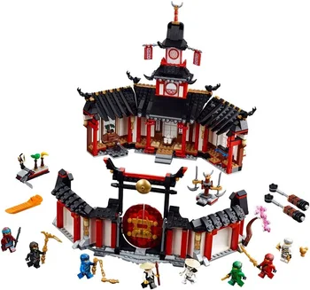 

Ninjagoed Monastery of Spinjitzu Building Blocks Model Bricks Compatible Lepinblock Ninja 70670 Toys Christmas Gift For Children