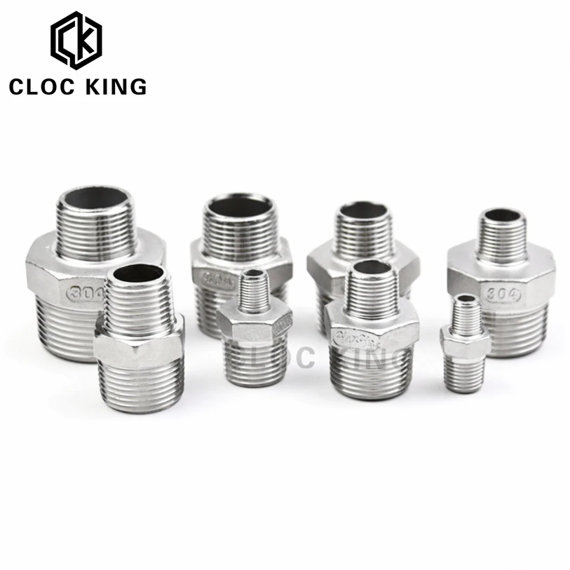 ERGAOBOY 2 Stück Edelstahl Nippel 3/4" BSP - 200mm Rohrverschraubungen