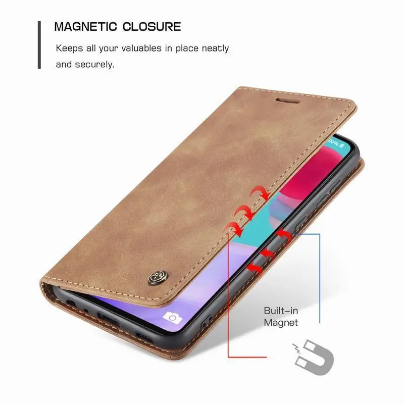 Leather Case For Samsung A52 A42 Luxury Bumper Magnetic Flip Wallet Multifunctional Phone Cover For Samsung Galaxy a 52 42 Coque