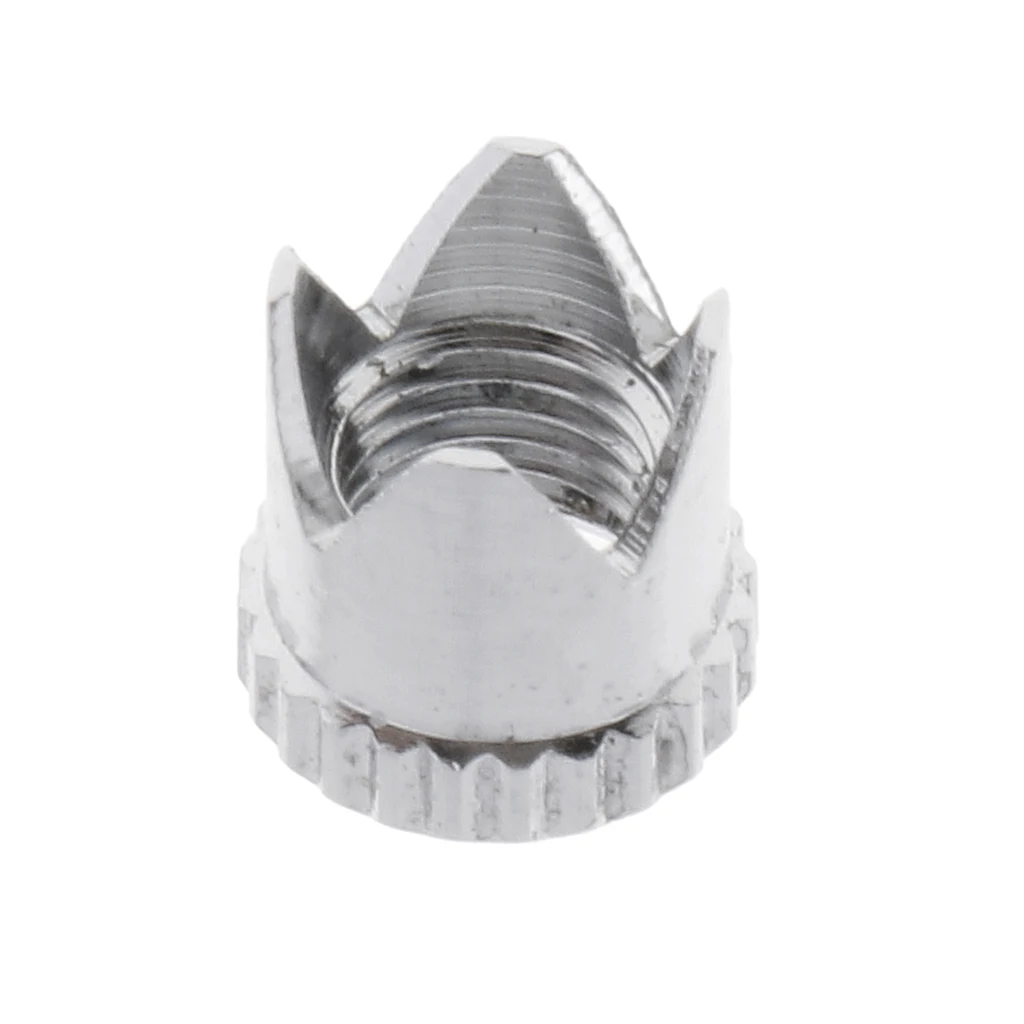 Brass Airbrush Crown Shape Needle Cap Air Brush Machine Accessories Parts Silver
