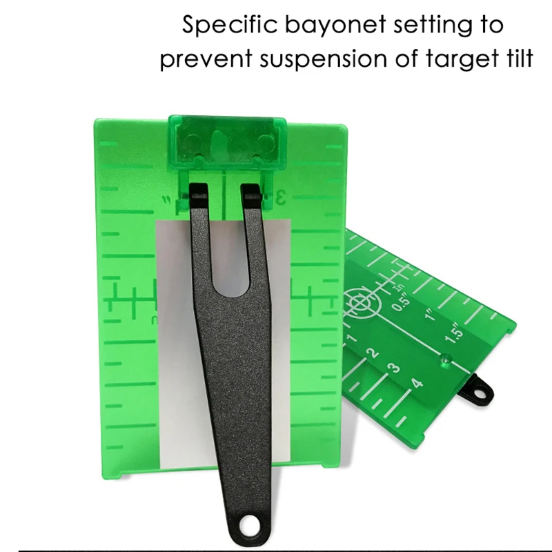 

Plate Card with Stand Magnetic Floor Target Plate 1PCS Laser Plate For Green/Red Laser Level Suitable For Line Lasers Target