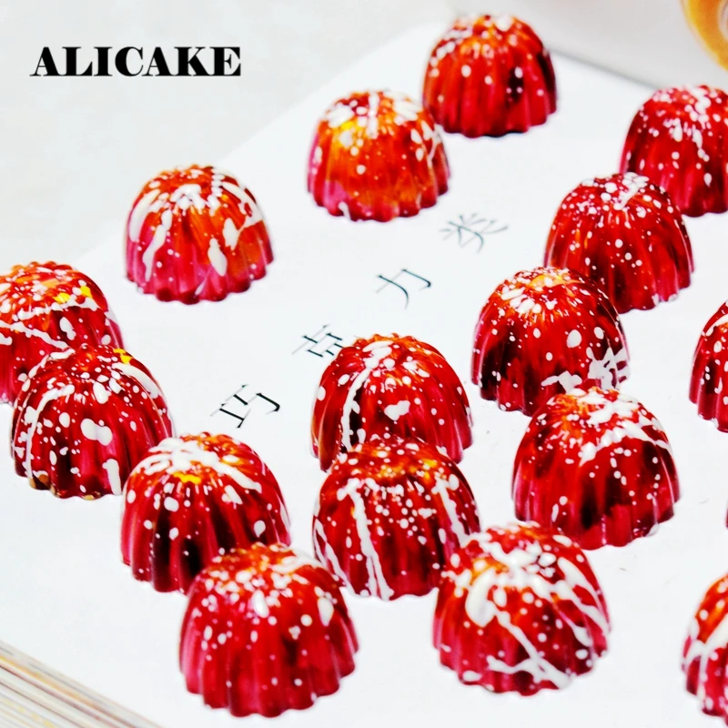 3D Filled Chocolate Bar Mold Baking Polycarbonate Baking Molds Plastic Chocolate Candy Form Mould Baking Pastry Bakery Tools