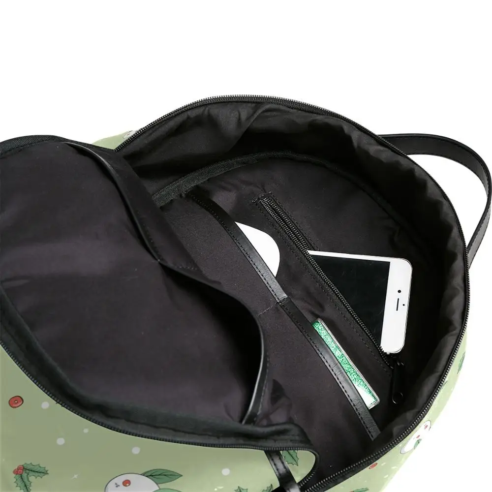 ALAZA Cute rabbit Student Backpack Girl Colorful black Backpack School for Women Kids Laptop Bag Birthday Gift Adjustable Straps