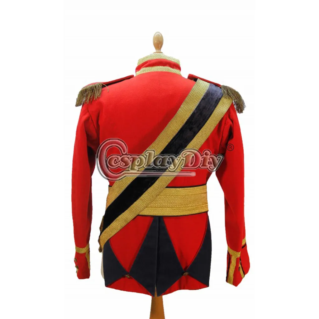 Cosplaydiy средневековый Regency армейский Топ пальто куртка Regency мужской военный костюм L320