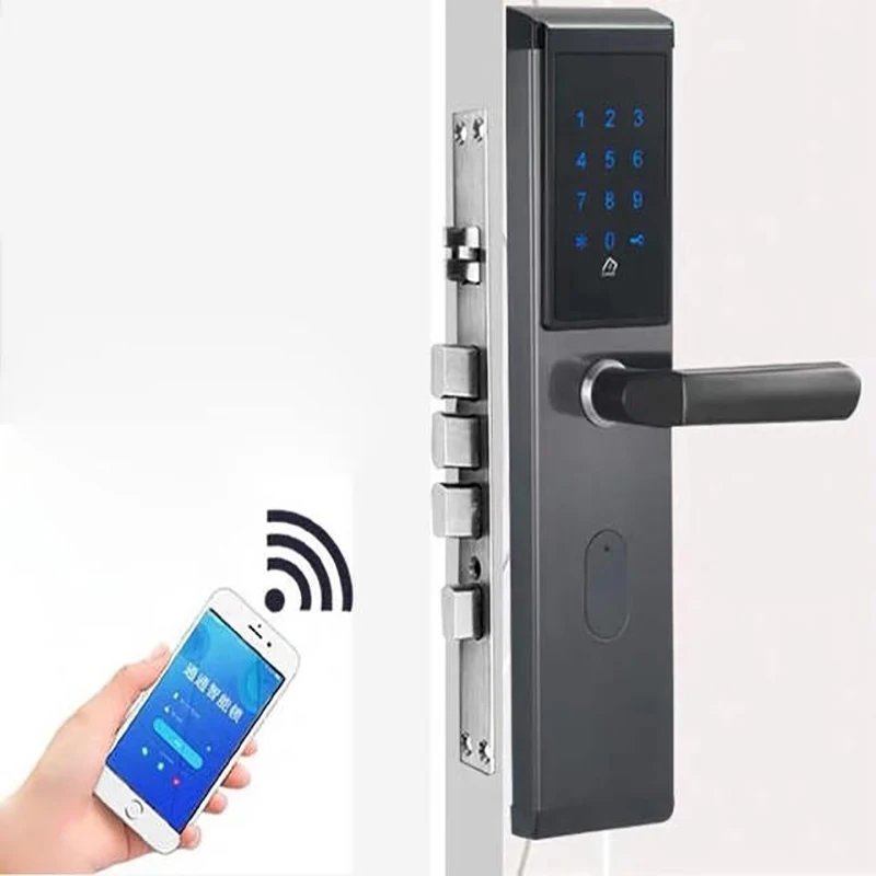 

Digital Biometric Fingerprint Lock Security Keyless Password Smart Door Lock & WIFI APP Password RFID Unlock Door Lock Electroni