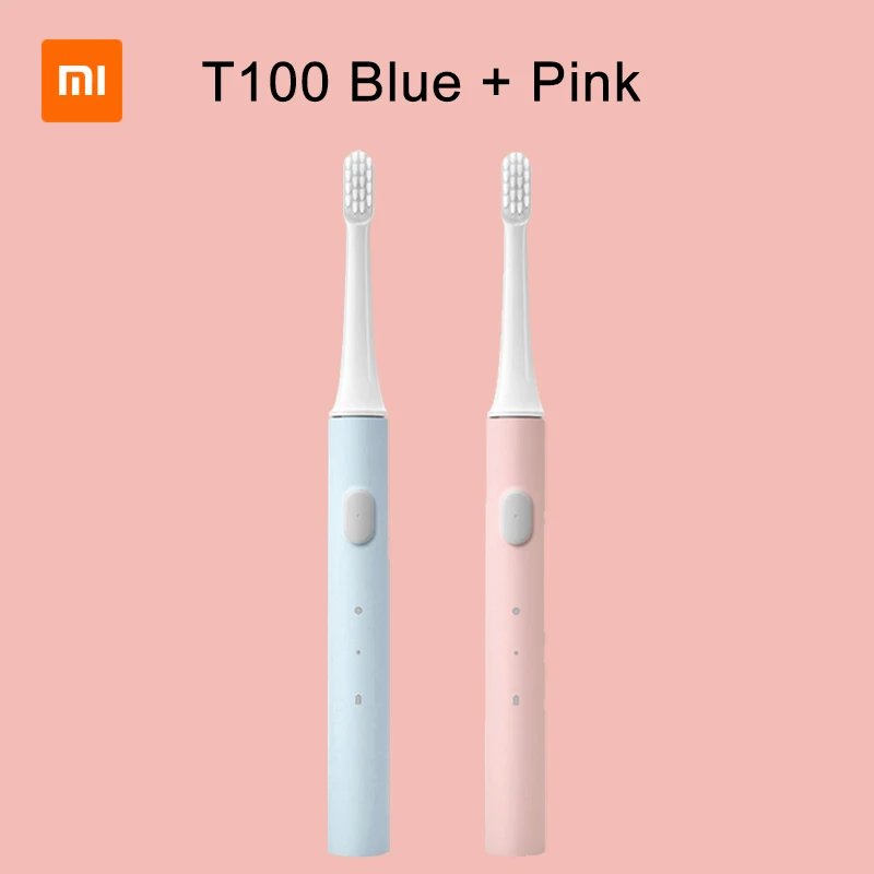 XIAOMI MIJIA Sonic Electric Toothbrush T100 IPX7 Waterproof Rechargeable Toothbrush Adult Ultrasonic Automatic Tooth Brush 