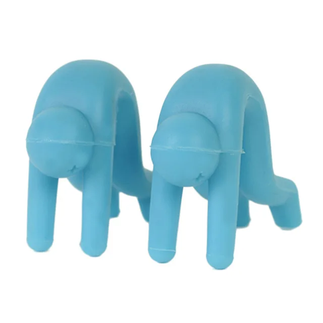 C 2pcs Blue SUEF, 2 шт., оригинальные Кухонные гаджеты, поднимают крышку, переливное устройство, стент для кухонных инструментов, силиконовая крышка для кастрюли, инструмент для домашней кухни - Цвет: C 2pcs Blue