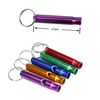 

Metal Whistle Pendant Keychain Keyring Outdoor Camping Survival Whistles B88
