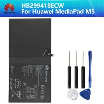

HUAWEI HB299418ECW Battery For Huawei CMR-AL09 CMR-W19 MediaPad M5 BAH2-L09 7500mAh + Tool