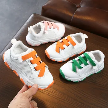 

shoes детские кроссовки обувь zapatillas tenis Autumn New Sports Korean Fashion Boys Girls Breathable Casual Running