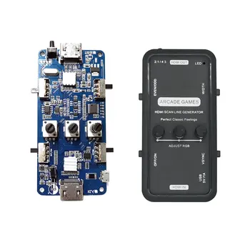 

For HDMI Scanline Generator Scanner for Retro Games Gamers MAME Emulators Arcades for Nessa Switch Xbox 360 PS4