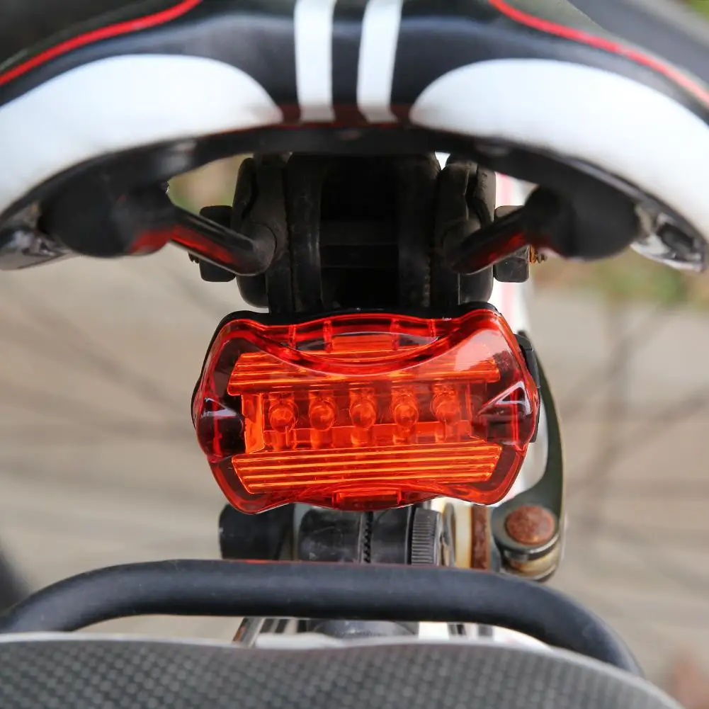 5LED Children/'s bicycle Tail Light waterproof and shockproof for safe riding