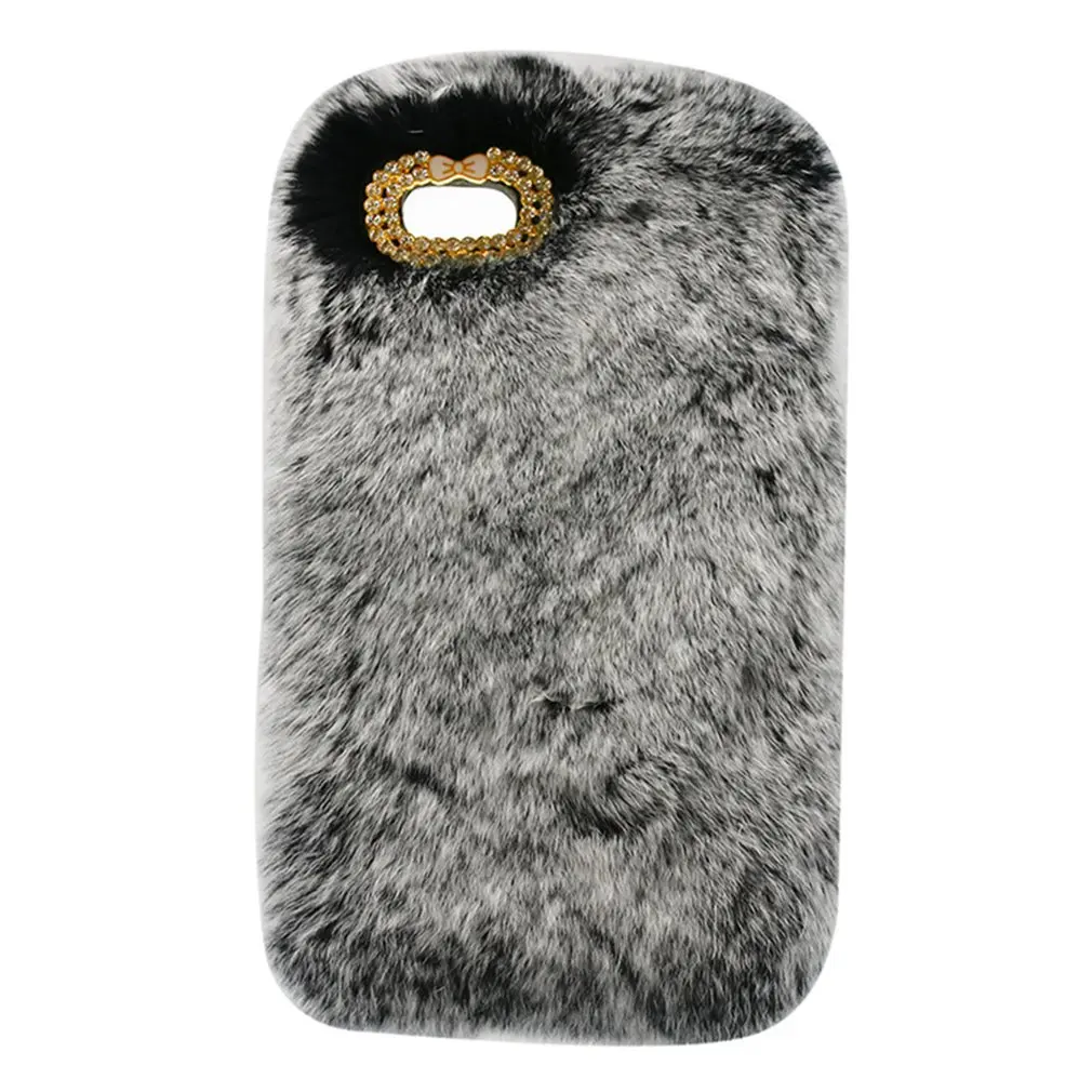 Luxury Cute Rabbit Fur mobile Phone Case Fluffy Warm Mobile Protective Cover for iPhone 6 6s plus iphone x cases |