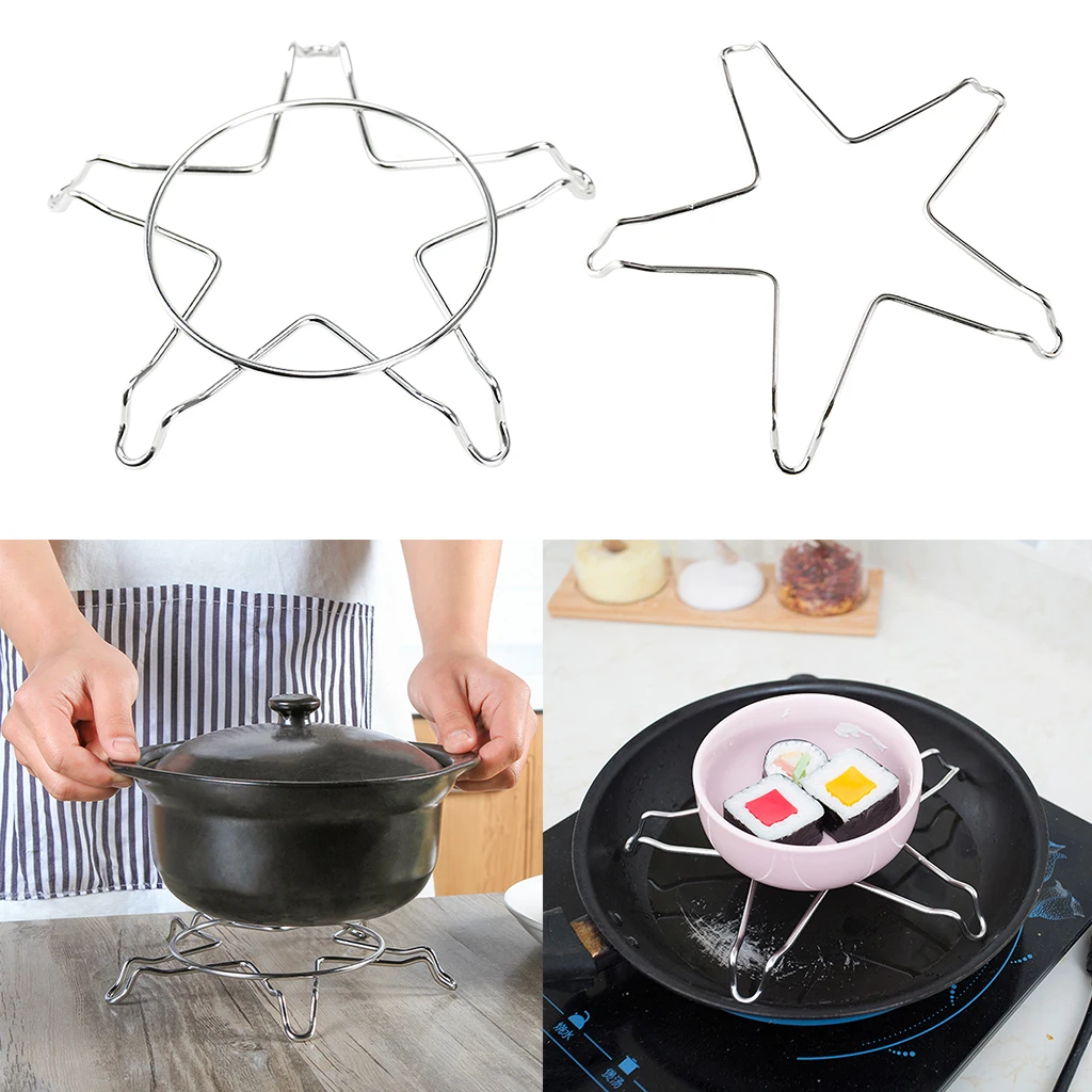 Stainless Steel Steam Rack, Metal Steaming Rack Stand Steamer Rack For Pressure Cooker Food Heating