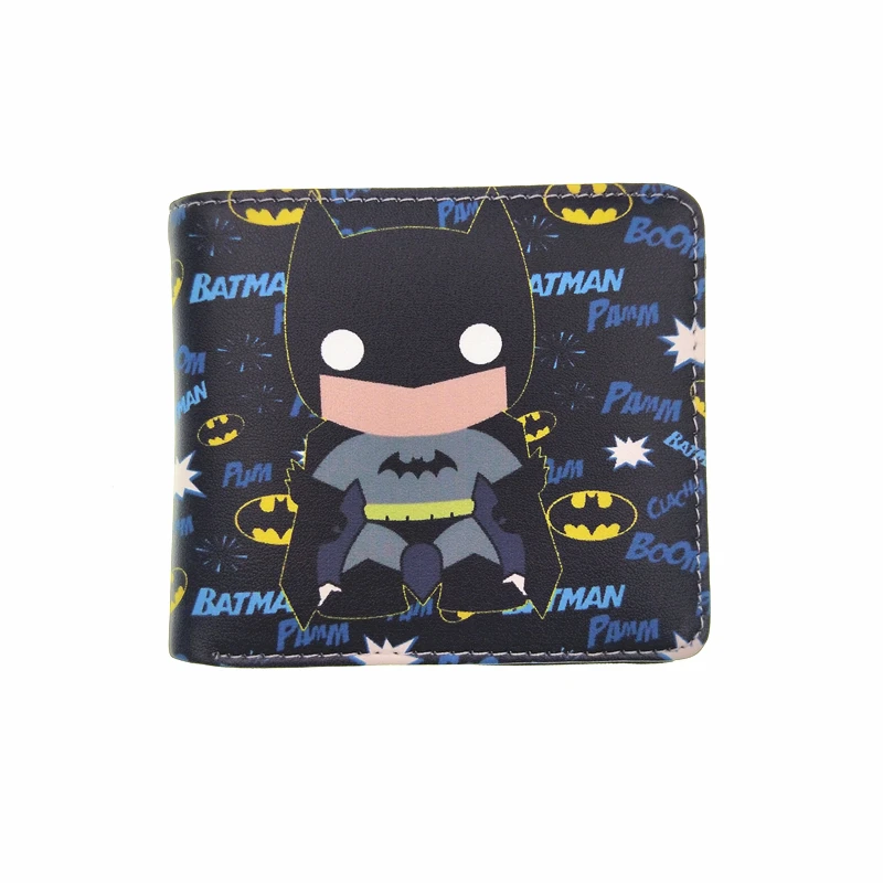 Супер милые детские игрушки marvel кошельки Железный человек бумажник «Бэтмен» держатель покупки Мультфильм Тор пу бумажник