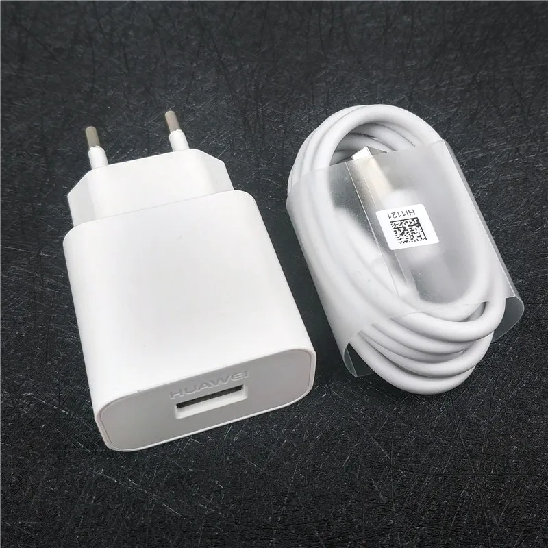 Huawei P10 P9 Nova 3e зарядное устройство oirignak usb type-c qc2.0 eu/us зарядный адаптер для mate 30lite p30 litr p10 Hnor 9 - Тип штекера: EU charger set