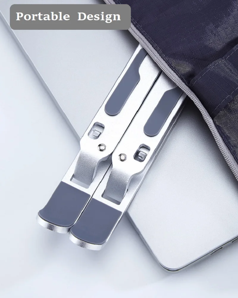 2 In 1 ABS Plastic Vertical Storage Laptop Stand Desktop Tablet Holder Desk Mobile Phone Stand For IPad Macbook Pro Notebook