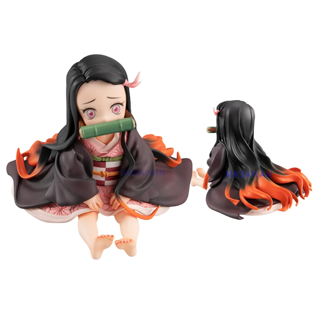 Anime Kimetsu no Yaiba Action Figures Demonic Toys Kamado Nezuko Figma Kawaii Demon Slayer Lovely Doll for Kids Brinquedos Model