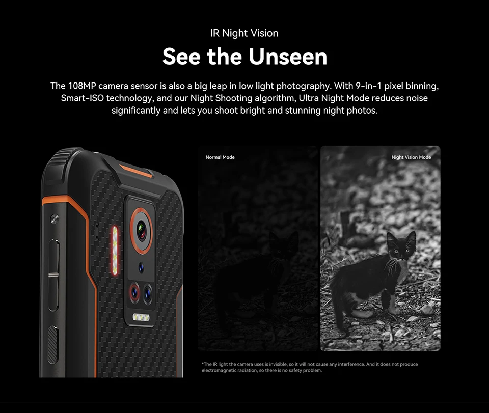 cellphones for gaming ZEEKER P10 108MP Global Version Rugged Phone IP69K Waterproof NFC Smartphone 6.49" FHD+ DotDisplay 6000mAh IR Night Vision cheapest cell phone for gaming