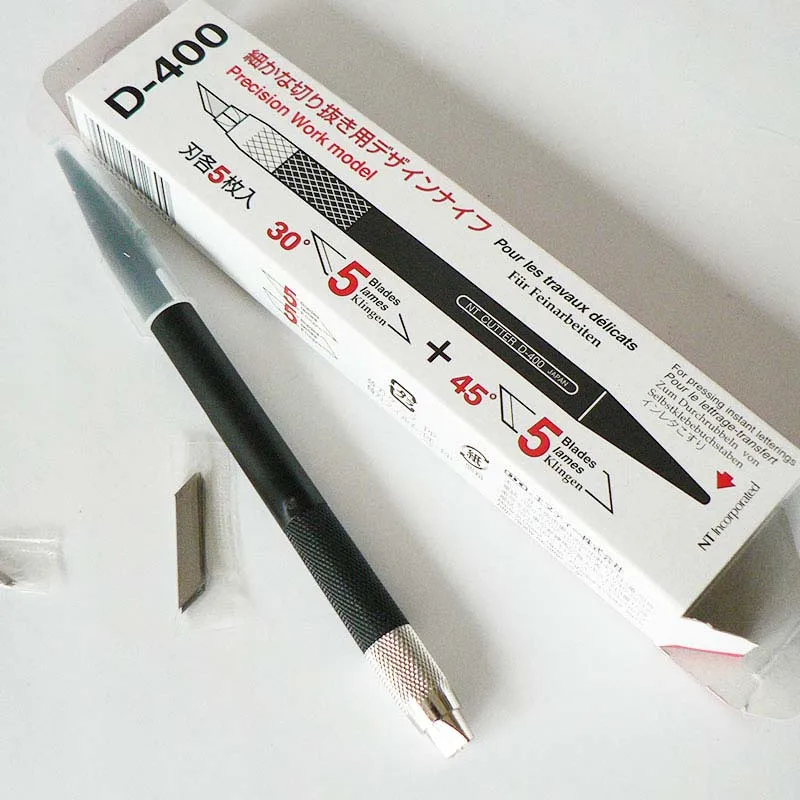 New Cutter D 400 Art Knife Pen Knife Craft Knife Hobby Knife Hand Carved Design Knife For Precision Work With 10pcs Blades Tool Parts Aliexpress