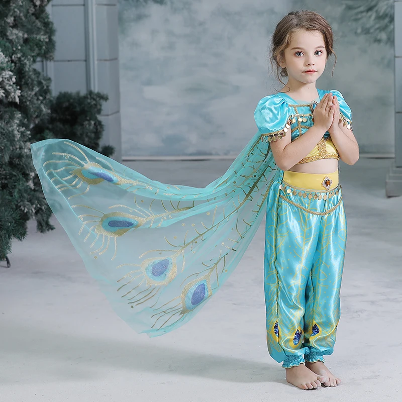 Карнавальное платье для девочек на Хэллоуин, Маскарадные костюмы Анны и Эльзы, зимние платья принцессы с длинными рукавами, Фантазийная детская одежда - Цвет: Only dress 8