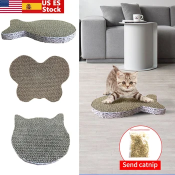 

Fish Shape Cat Scratch Pad Cat Corrugated Pad Scratching Posts Kitten Corrugated Paper Pad Cats Grinding Nail Scraper Mat