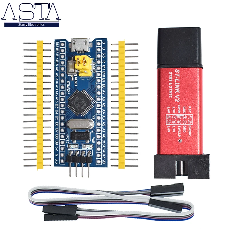 Модуль платы разработчика минимальной конфигурации STM32F103C8T6 ARM STM32 для Arduino ST Link V2