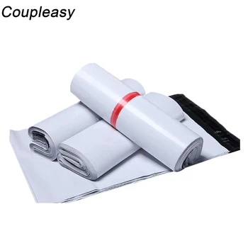

100Pcs/Lot White Plastic Poly Storage Bags Self-seal Adhesive Courier Bags Postal Shipping Mailing Bags Waterproof Shipping Bag