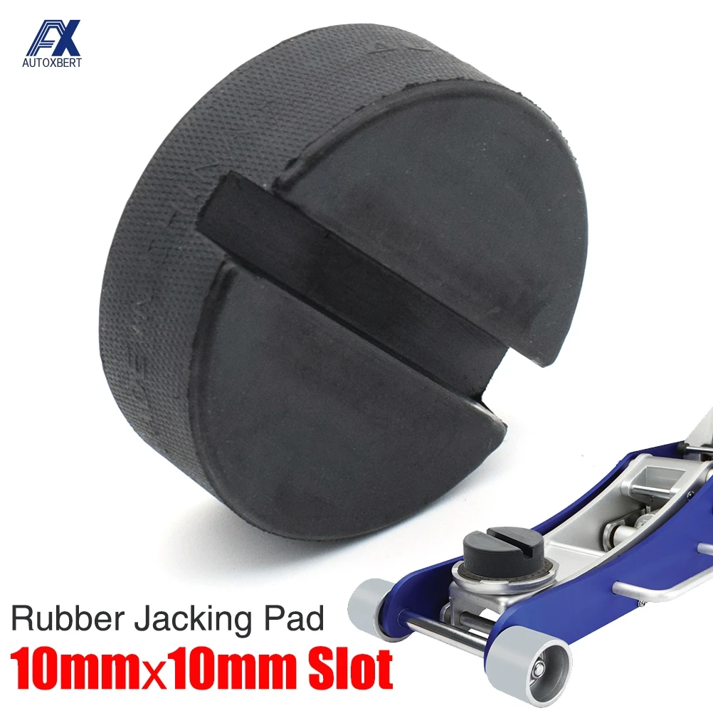 10MM Slot Rubber Jack Pad Support Pinch Weld Slotted Floor Frame Rail Adapter Car Removal Repair Tool For Ford Renault Opel Seat