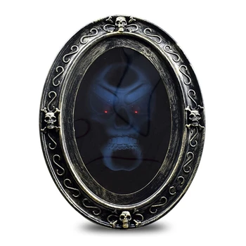 

2020 Magic Haunted Mirror Motion Activated Scary Mirror For Halloween Display R9JC