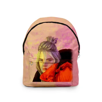 

3dbillie Eilish Backpack Both Shoulders Package Student Package Oxford Cloth School Wind A Bag
