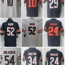 52 новые медведи для мужчин, женщин, девочек, детей, молодежи, взрослых Джерси передачи Khalil Mack 54 brian urlacher 10 mitchell trubisky 24 29