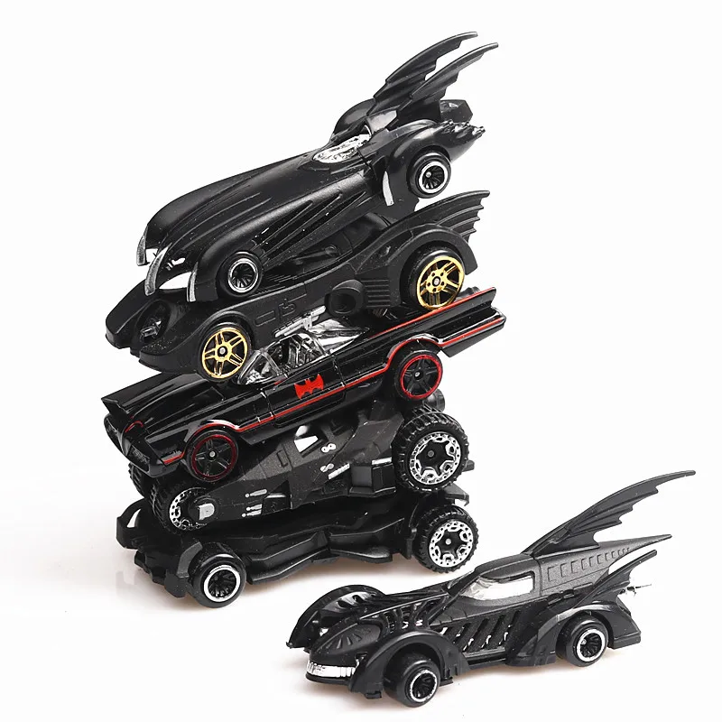 6 в 1 Бэтмен колесница модель Dark Chariot легированная форма карманный автомобиль 1:64