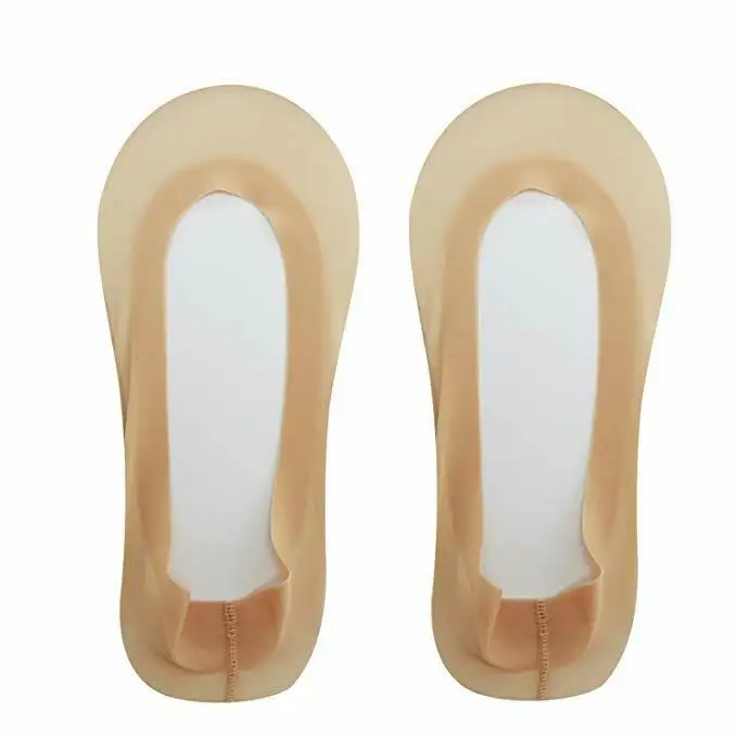 Новейшая мода 1 пара 3D Мягкие женские незаметные нейлоновые носки губка подушечный вкладыш