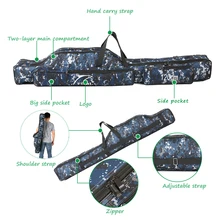 FDDL 90/110 см Рыболовная Сумка, сумка для удочки, сумка для рыболовных снастей, настоящая Рыболовная Сумка, сумка для переноски, двойной слой, удочка, катушка, Pesca