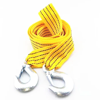 

4M Heavy Duty 3 Ton Car Tow Cable Towing Pull Rope Strap Hooks for Skoda Octavia Fabia Rapid Superb Yeti Roomster